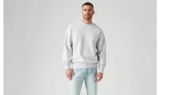 Levi's Colleget*college 0001 Authentic Crew 0001 Light Gray Htr Bros