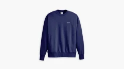 Levi's Colleget*college 0002 Authentic Crew 0002 Sargasso Sea Garment Dye
