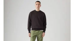 Levi's Colleget*college 0000 Authentic Crew Black Agate Garment Dye