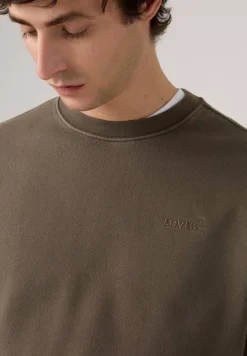 Levi's Colleget*college Authentic Crew 0034 Khaki Green