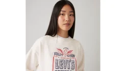 Levi's Trikoopaidat Ja Colleget*collegepusero Graphic Heritage Crew 0047 Valkoinen Founded in