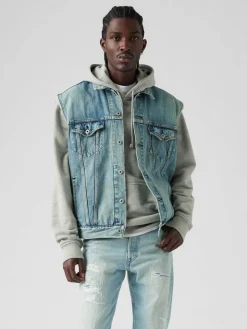 Levi's Talvitakit*farkkuliivi 0000 Relaxed Trucker Vest 0000 Kentucky Blue Vest