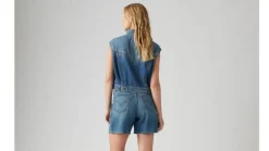 Levi's Liivit*farkkuliivi Shrunken 90s Vest 0001 Vaalea pesu
