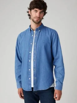 Levi's Kauluspaidat*® farkkupaita Authentic Button Down 0025 Woodrow Mid Wash