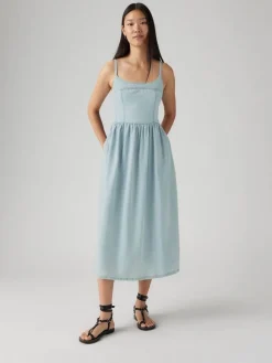 Levi's Vapaa-Ajan Mekot*mekko Alessie Bustier Dress 0000 Vaaleansininen