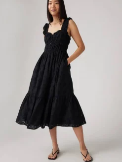 Levi's Vapaa-Ajan Mekot*mekko Amaya Tiered Maxi Dress 0000 Musta