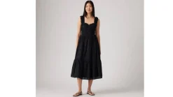 Levi's Vapaa-Ajan Mekot*mekko Amaya Tiered Maxi Dress 0000 Musta