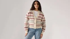 Levi's Neuletakit*neuletakki Gala Fairisle 0000 Hayley fair isle white swan
