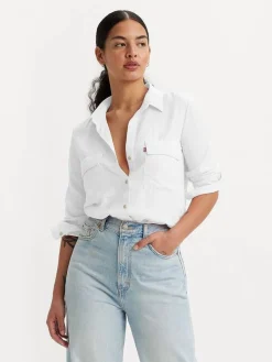 Levi's Puserot*pusero Doreen Utility Shirt 0006 Valkoinen