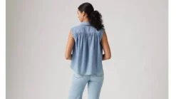 Levi's Topit*pusero Gracen Comm sl blouse 0000 Vaaleansininen