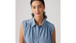Levi's Topit*pusero Gracen Comm sl blouse 0000 Vaaleansininen