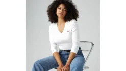Levi's Trikoopaidat Ja Colleget*t-paita Essential HM LS Vneck Tee