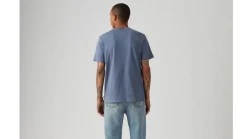 Levi's T-Paidat*t-paita Graphic Crewneck Tee 1812 Batwing Fill Vintage Indigo