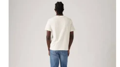 Levi's T-Paidat*t-paita Graphic Crewneck Tee 1811 Batwing Bandana Fill Three Egret
