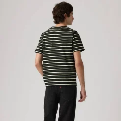 Levi's T-Paidat*® t-paita Original Housemark Tee 0303 Andor Stripe Jet Black