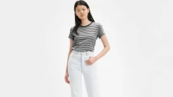 Levi's Trikoopaidat Ja Colleget*t-paita Perfect T-shirt 0087 Stripe caviar