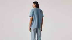 Levi's T-Paidat*t-paita Ss Relaxed Fit Tee 1917 Ssnl Serif Logo Steam Blue