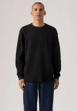 Levi's T-Paidat*trikoopaita Long Sleeve Relaxed Thermal Tee 0025 Mineral Black