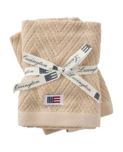 Lexington Kylpyhuone- Ja Saunatekstiilit|Kylpyhuone- Ja Saunatekstiilit*pyyhesetti 30x50 cm herringbone 2 kpl beige