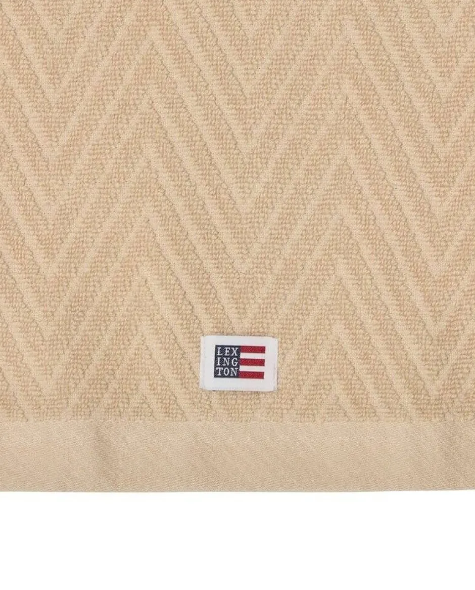 Lexington Kylpyhuone- Ja Saunatekstiilit|Kylpyhuone- Ja Saunatekstiilit*pyyhesetti 30x50 cm herringbone 2 kpl beige