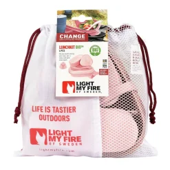 Light my fire Retkeilytarvikkeet*LunchKit BIO astiasarja dustypink