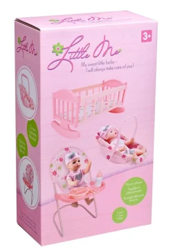 Little Me Nuket Ja Kotileikki*nukentarvikesetti