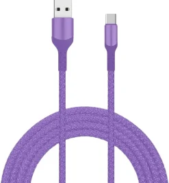 Livia Kuulokkeet Ja Puhelintarvikkeet*latausjohto USB-C, 2 m lila