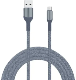 Livia Kuulokkeet Ja Puhelintarvikkeet*latausjohto USB-micro USB, 2 m harmaa