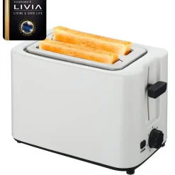 Livia Leivänpaahtimet Ja Grillit*leivänpaahdin 700 W valkoinen
