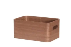4Living Säilytyskorit Ja Laatikot|Ruoansäilytys Ja Järjestys*puulaatikko kannella 25x17x11 cm ruskea
