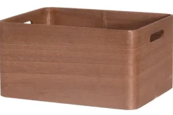 4Living Säilytyskorit Ja Laatikot|Ruoansäilytys Ja Järjestys*puulaatikko 35x26x18 cm ruskea