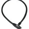 Locksmith Kypärät Ja Tarvikkeet*vaijerilukko Newsnake 600x8 mm musta