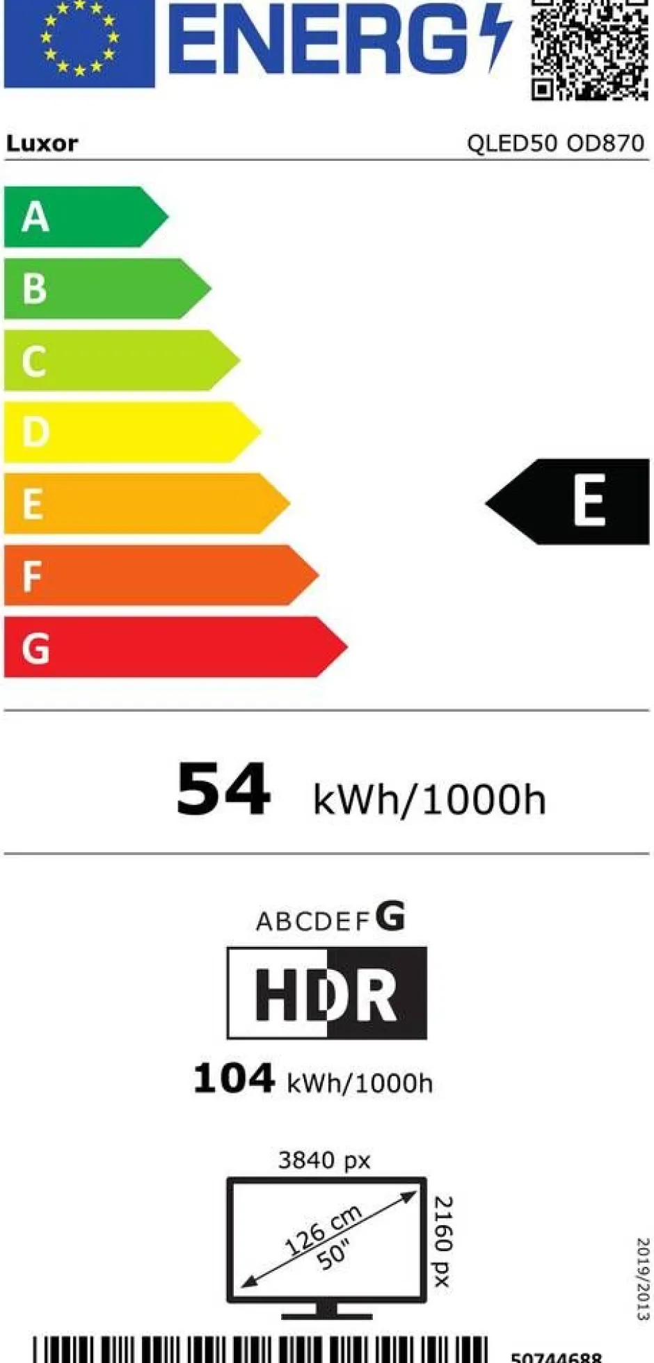 Luxor Televisiot*TV 50" QLED50 OD870