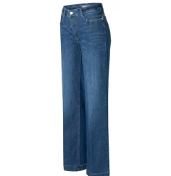 Mac Farkut*farkut Wide Auth.Stretch Denim Fashion Blue Washed D620
