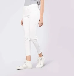 Mac Housut*housut Dream Chic D010 White denim