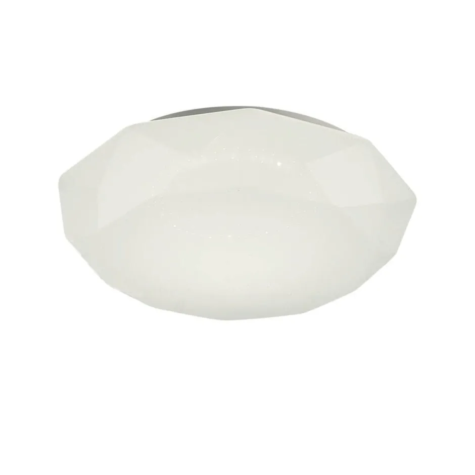 Mantra Sisustusvalaisimet*plafondi Diamante Smart 33 cm valkoinen