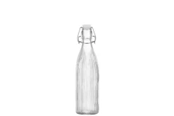 Marjukka Juoma- Ja Baaritarvikkeet|Ruoansäilytys Ja Järjestys*lasipullo patenttikorkilla pystyraidat 550 ml