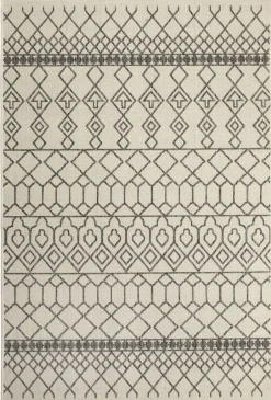 Keskilattiamatot*Matto Saga 133x190 cm valkoinen