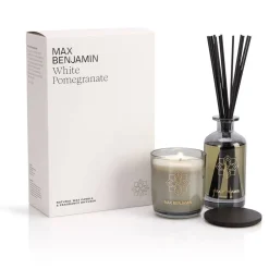 Max Benjamin Tuoksukynttilät Ja Huonetuoksut|Kynttilät Ja Huonetuoksut*lahjasetti White Pomegranate