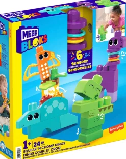 Mega Bloks Vauva- Ja Taaperolelut*Squeak 'N Chomp Dinos