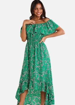 Mela London Vapaa-Ajan Mekot*mekko ML5981 maxi Vihreu00e4