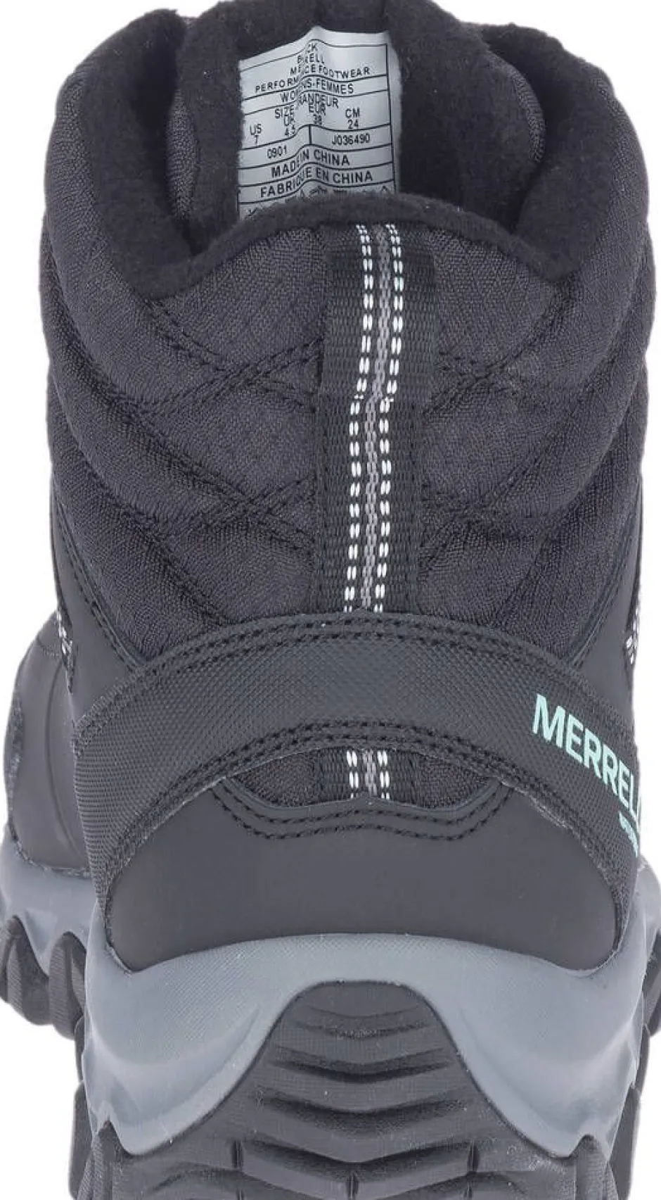 Merrell Vaellus- Ja Metsästyskengät|Retkeilykengät*naisten ulkoilukengät Thermo Akita Mid WP W J036490 Black