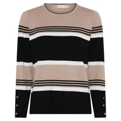 MICHA Neulepuserot*neule 179-197 Camel / Black 348664