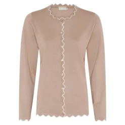 MICHA Neuletakit*neuletakki 135-292 Camel w.Offwhite