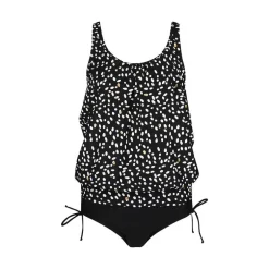 Mila Asusteet*tankini P55202-23 Musta / valkoinen