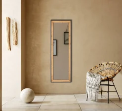 Mirrors and More Kellot Ja Peilit*peili Branda 50 x 150 cm tammi/musta