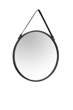 Mirrors and More Kellot Ja Peilit*peili Cornelia Ø55 cm musta