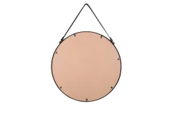 Mirrors and More Kellot Ja Peilit*peili Cornelia Ø55 cm musta