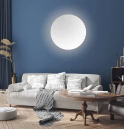 Mirrors and More Kellot Ja Peilit*peili Franzi Ø60 cm LED-valolla
