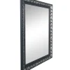 Mirrors and More Kellot Ja Peilit*peili Tanja 55 x 70 cm musta/hopea